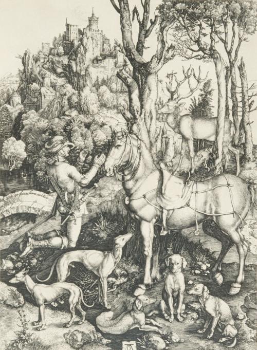 ALBRECHT DÜRER (Núremberg, 1471-1528). Hacia 1501, San Eust