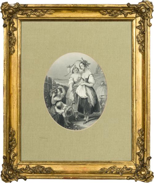  HENRY RICHARD COOK (activo 1804 - 1849), Happy Days (Días 