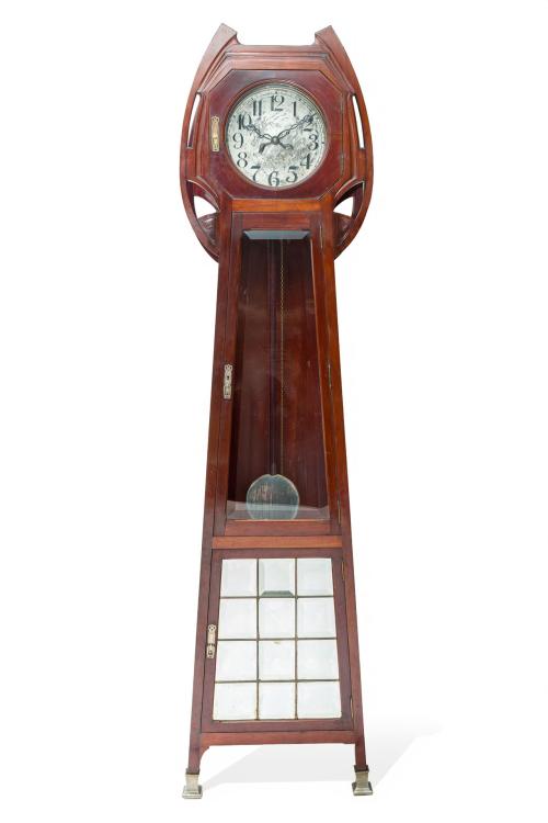 Gran reloj de antesala Art Decó, Francia, C. 1930.En made