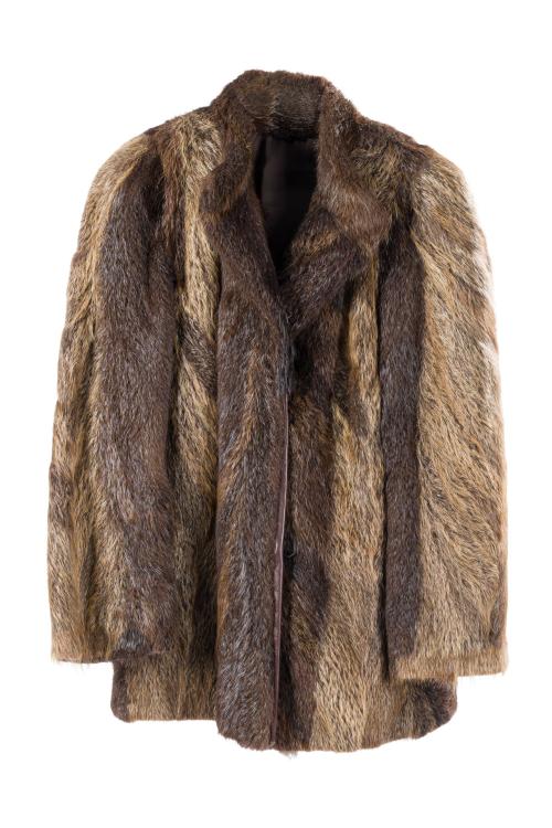 Chaquetón de pelo de nutria