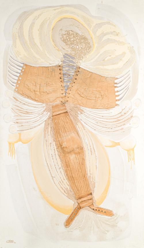 JOSÉ DÁMASO (Agaete, 1933), Sin título, Técnica mixta y col