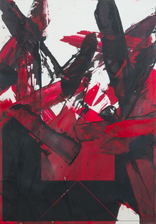 LUIS FEITO (Madrid, 1929 - 2021), Sin título, Técnica mixta