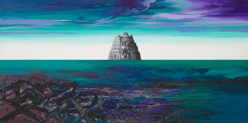 ÁNGEL ORCAJO (MADRID, 1934), "El horizonte de Babel" 1992