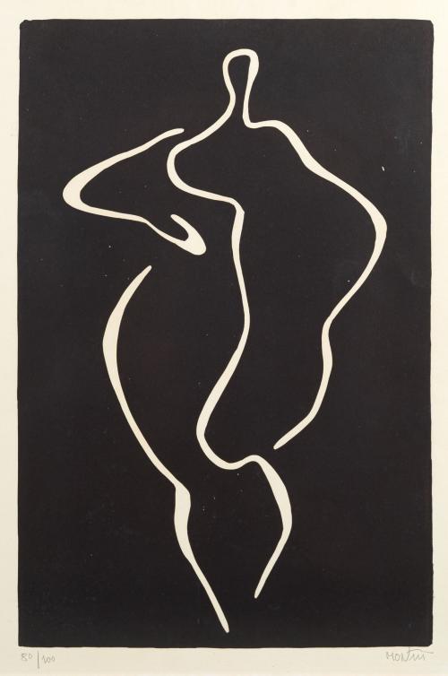 CÉSAR MONTAÑA (Vegaedo, 1928-Madrid, 2000), "Sin título"G