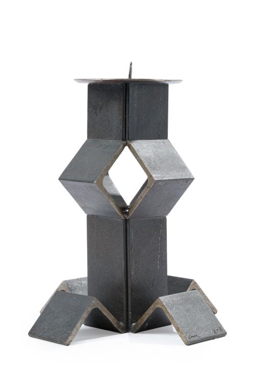 JOAQUÍN RUBIO CAMÍN (Gijón, 1929-2007), Candelabro, Escultu