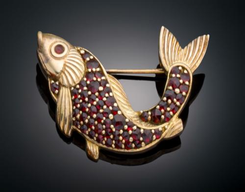 BROCHE EN FORMA DE PEZ
