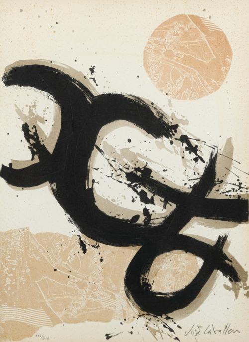 JOSE CABALLERO (1916-1991), Oceana"Lote de 12 litografías