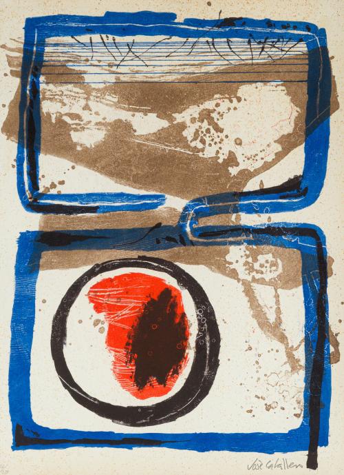 JOSE CABALLERO (1916-1991), Oceana"Lote de 12 litografías