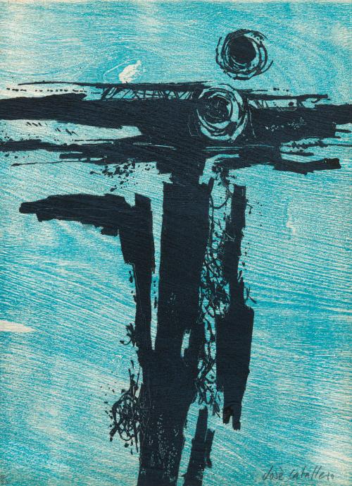 JOSE CABALLERO (1916-1991), Oceana"Lote de 12 litografías