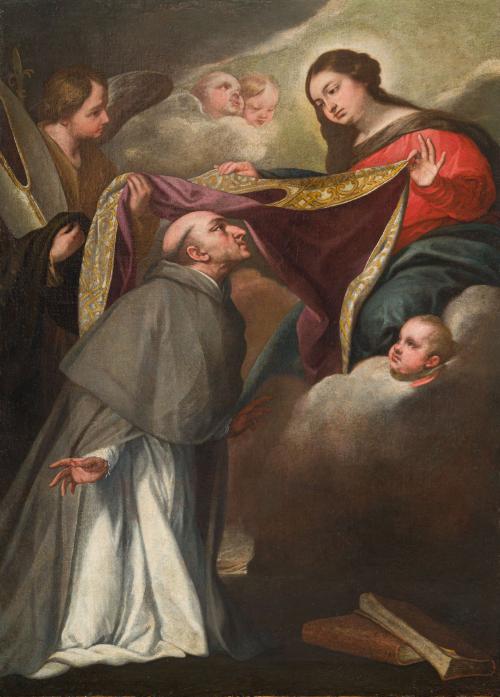 ATRIBUIDO A ALONSO CANO (Granada, 1601 - 1667), La imposici