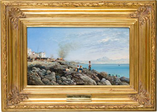 MARTÍN RICO Y ORTEGA (El Escorial 1833-Venecia 1908), Bahía