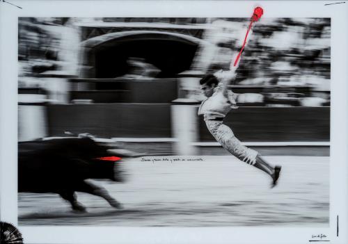 505   -  <p><span class="object_author">CUCO DE FRUTOS (La Línea de la Concepción, 1975) - Flight of a matador . Madrid, 2019 - Sotogrande, 2024</span></p>