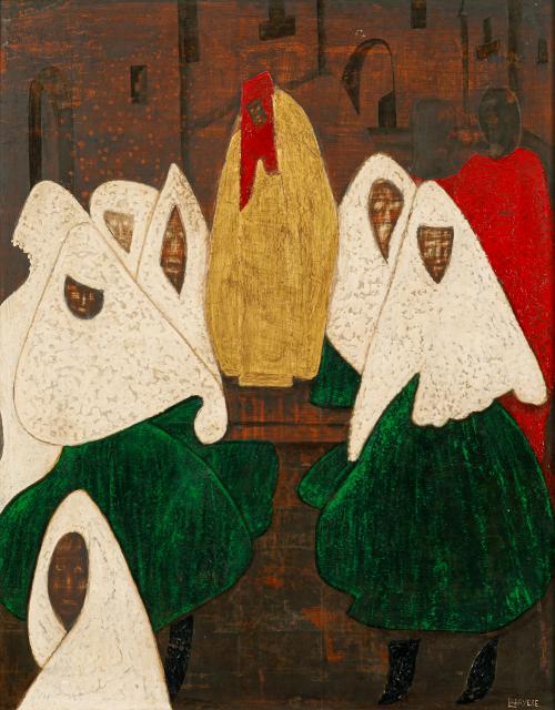 497   -  <p><span class="object_author">JOSE LAPAYESE (Calamocha, 1899- Madrid, 1982) - Carretera de Aragón </span></p>