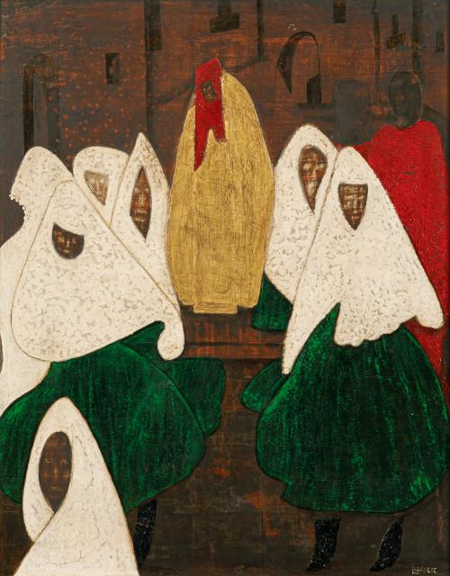 473   -  <p><span class="object_author">JOSE LAPAYESE (Calamocha, 1899- Madrid, 1982) - Carretera de Aragón </span></p>