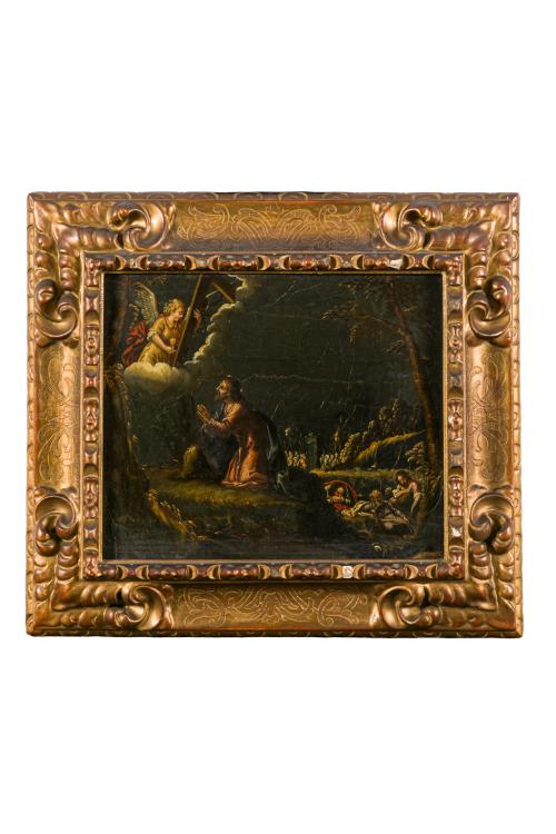 333   -  <p><span class="object_author">ESCUELA DE VERONA S. XVII - La oración en el huerto </span></p>