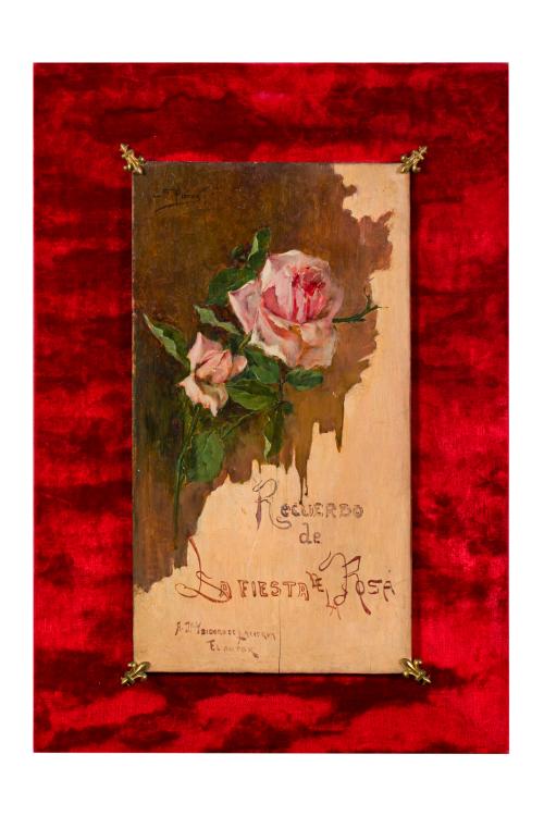 462   -  <p><span class="object_author">PEDRO SÁNCHEZ PICAZO (Murcia, 1863 - 1952) - Recuerdo de la fiesta de Rosa </span></p>