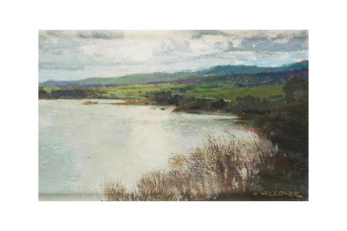 470   -  <p><span class="object_author">MANUEL MARTÍNEZ ALCOVER (Madrid, 1926 - 2020) - Paisaje lacustre </span></p>