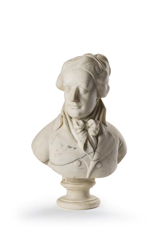 121   -  <p><span class="object_title">ESCUELA FRANCESA, C. 1800.<br/>"Busto de caballero"<br/></span><br></p>