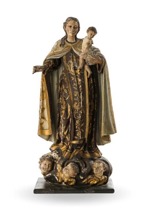 353   -  <p><span class="object_author">ESCUELA ESPAÑOLA S. XVIII - Virgen del Carmen </span></p>