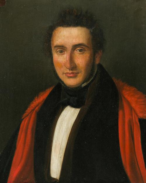 396   -  <p><span class="object_author">ESCUELA FRANCESA  S. XIX - Retrato de caballero </span></p>