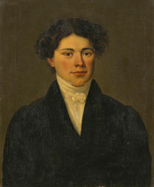 398   -  <p><span class="object_author">ESCUELA ESPAÑOLA  S. XIX - Retrato de caballero </span></p>