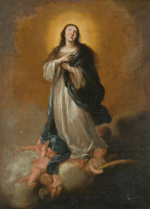 355   -  <p><span class="object_author">ESCUELA  ESPAÑOLA S. XIX  - Inmaculada </span></p>