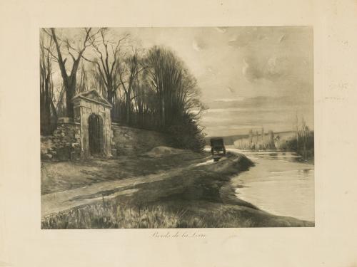 453   -  <p><span class="object_author">BERNARD SIRVEN (Toulouse, Francia, 1813 - 1886)  - Lavandieres<br/>Bords de la Loire </span></p>