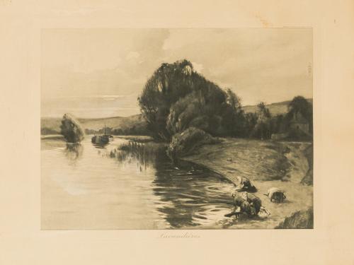 BERNARD SIRVEN (Toulouse, Francia, 1813 - 1886) , Lavandier