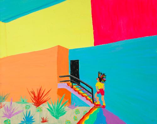 566   -  <p><span class="object_author">EMMANUEL CARVAJAL (México, 1993) - Infinito colorido</span></p>
