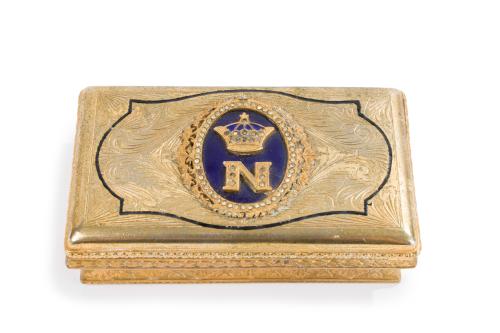 141 - <p><span class="object_title">Cajita de coleccion Napoleon III, Francia, S. XIX.</span><br></p>