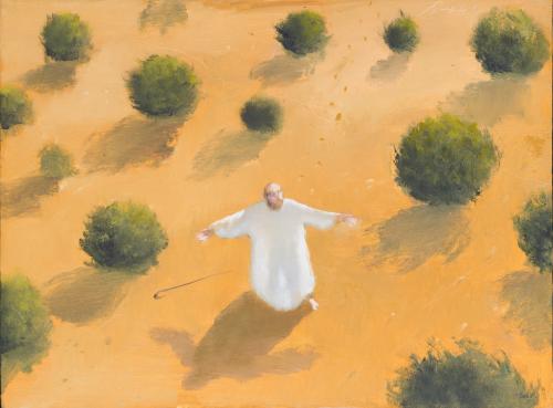 ESCUELA ISRAELÍ, The vision, Óleo sobre lienzo 