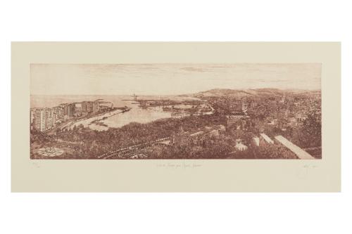 452   -  <p><span class="object_author">JAELIUS (Madrid, 1956) - Vista de Málaga </span></p>