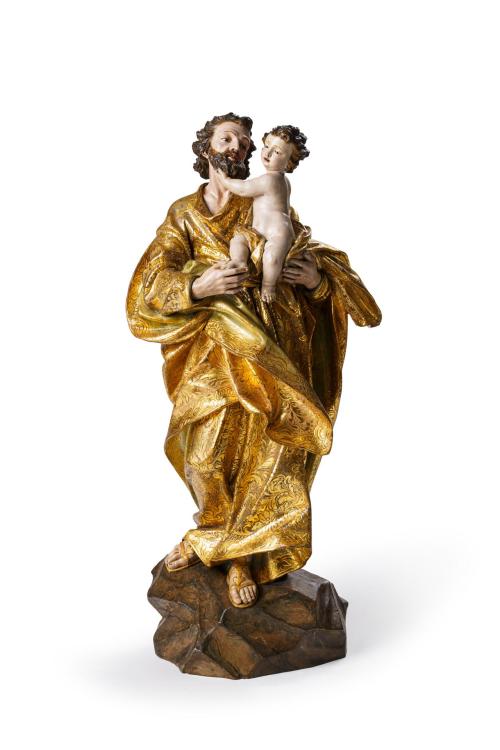 334   -  <p><span class="object_author">ESCUELA GENOVESA S. XVIII - San José con el Niño </span></p>