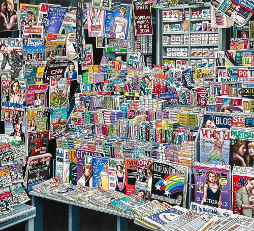 529   -  <p><span class="object_author">MASAAKI SATO (Japón, 1941) - Newsstand No. 88 (Popular Words on the Net)</span></p>