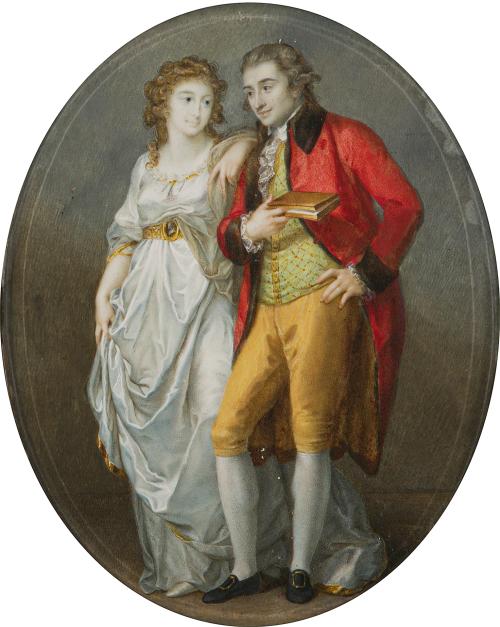 ANGELICA KAUFFMAN (Suiza, 1741 - Roma, 1807), Autorretrato 