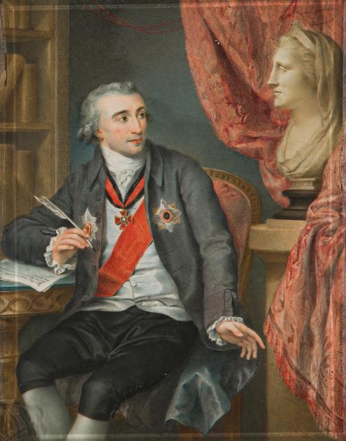 ANGELICA KAUFFMAN (Suiza, 1741 - Roma, 1807), Autorretrato 