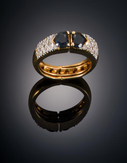 870   -  <p><span class="object_title">SORTIJA ABRIGO ZAFIROS Y DIAMANTES</span></p>