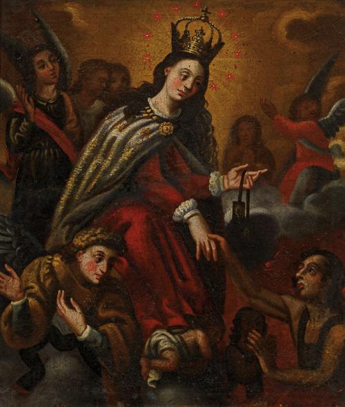 270   -  <p><span class="object_author">ESCUELA COLONIAL S. XVII - Virgen del Carmen </span></p>