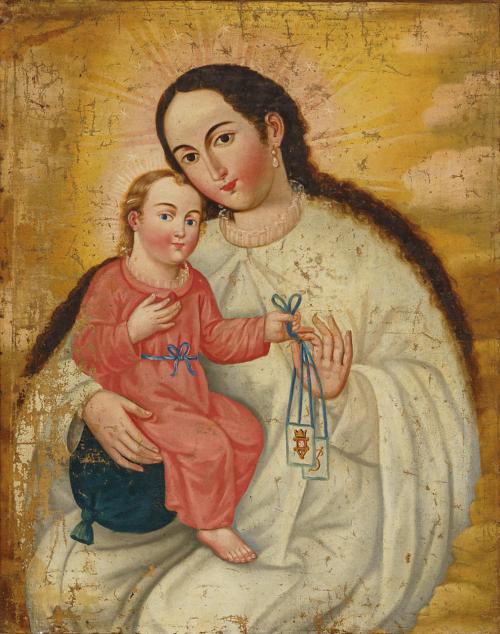 261   -  <p><span class="object_author">ESCUELA COLONIAL S. XIX - Virgen de la Merced</span></p>