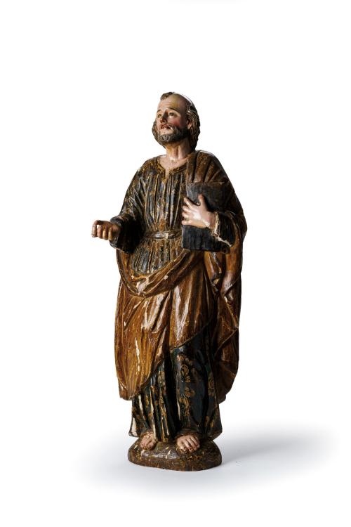 322   -  <p><span class="object_author">ESCUELA ESPAÑOLA  S. XVII - Santo en oración </span></p>