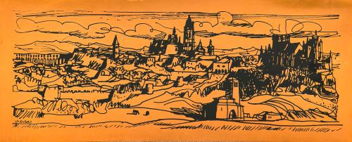 451   -  <p><span class="object_author">JOAQUIN PALACIOS VAQUERO (Oviedo, 1900 - Madrid, 1998) - Paisaje</span></p>