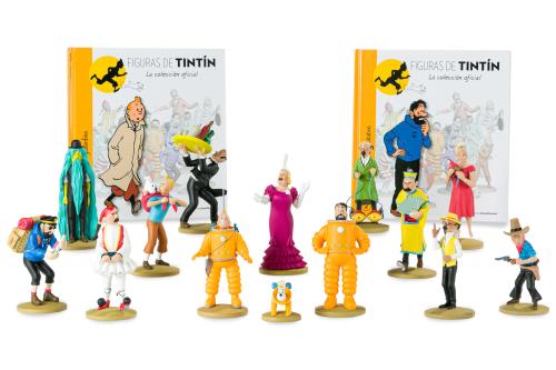588   -  <p><span class="object_title">Gran colección de 65 figuras de Tintin con los libros sobre los personajes. Año 2015.</span><br></p>