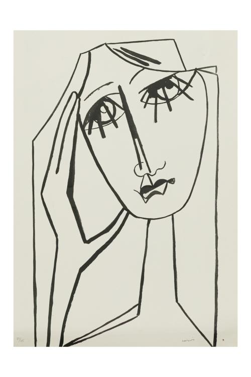 578   -  <p><span class="object_author">JULI RAMIS (Mallorca, 1909 - 1990) - La mirada</span></p>