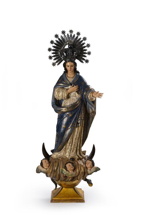 207   -  <p><span class="object_title">ESCUELA ESPAÑOLA, S. XVIII<br/>"Inmaculada"</span></p>