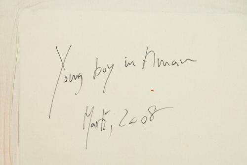 FRANCESCA MARTÍ (Mallorca, 1957), The young man in Amman, P