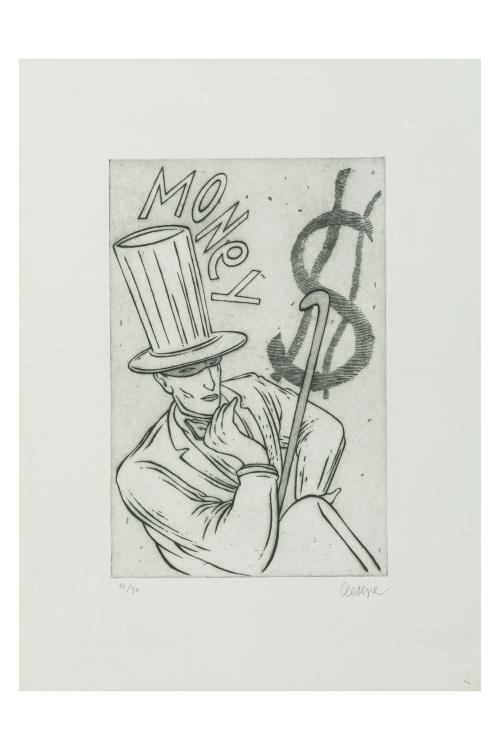 579   -  <p><span class="object_author">CARLOS SÁNCHEZ PÉREZ CEESEPE (Madrid, 1958-2018) - Money $</span></p>