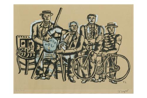 576   -  <p><span class="object_author">FERNAND LÉGER (Francia, 1881-1955) - La belle Equipe</span></p>