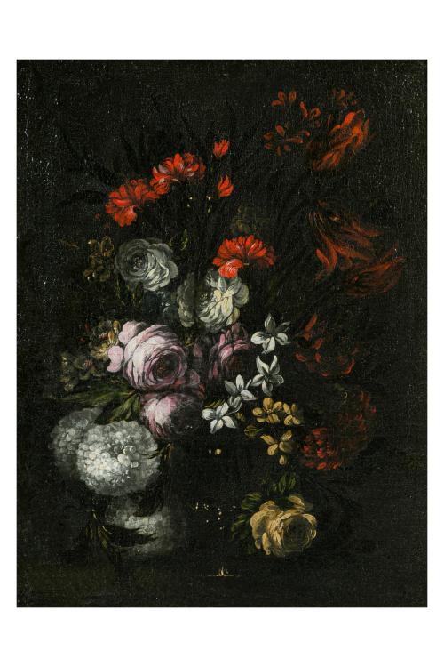 GABRIEL DE LA CORTE (Madrid, 1648- 1694), Floreros , Pareja