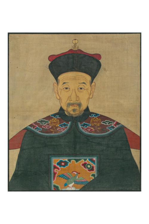 12   -  <p><span class="object_author">ESCUELA CHINA C. 1900. DINASTÍA QING - Noble dama y noble señor </span></p>