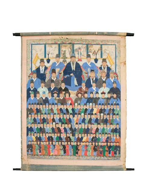 1   -  <p><span class="object_author">ESCUELA CHINA S. XVIII. DINASTÍA CHIA-CHING - Ancestros.</span></p>